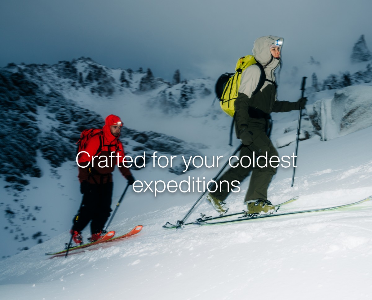 Crafted for your coldest expeditions