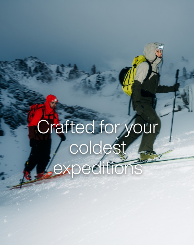 Crafted for your coldest expeditions